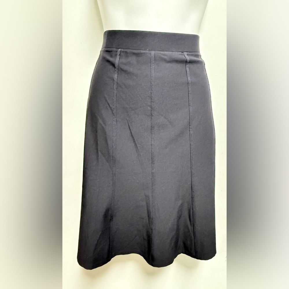 Eileen Fisher Classic Navy Blue A-Line Skirt